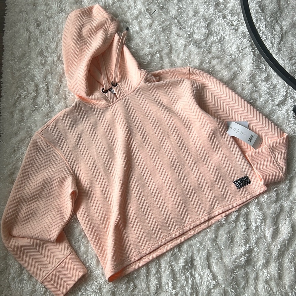 Dkny Sport Hoodie Color: Papaya Size: M